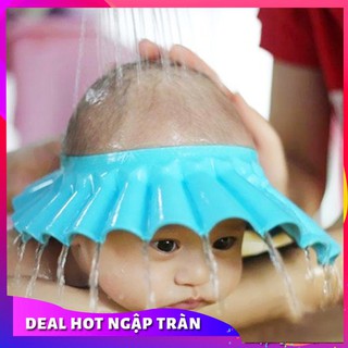 Rẻ vô địch🎁mũ chắn nước tắm gội cho bé yêu