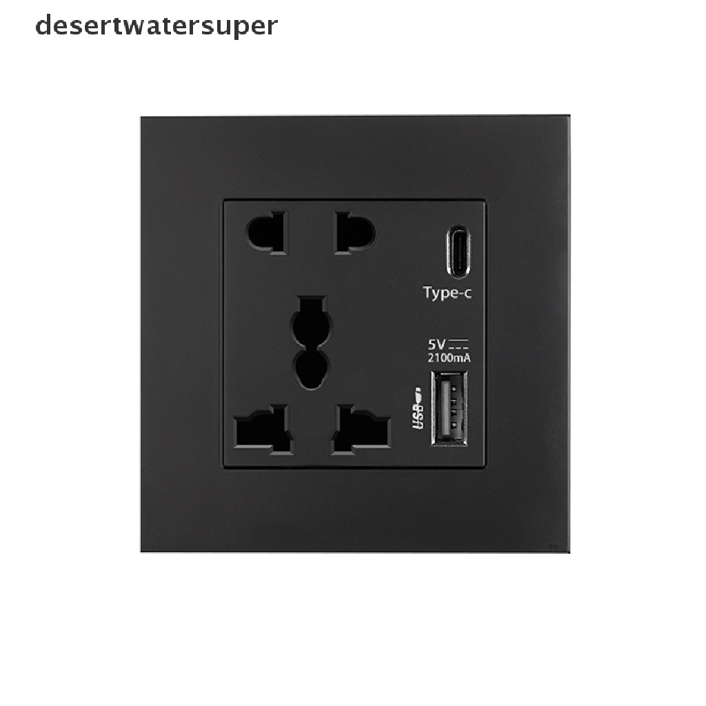 Ổ Cắm Điện USB 2100MA 13A Giao Diện UK Type C