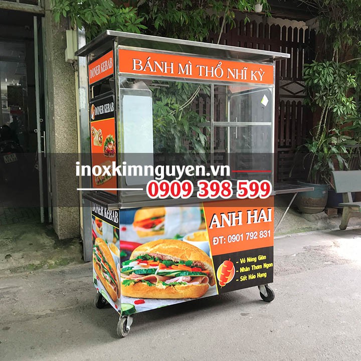 Bán Trọn Bộ Xe Bánh Mì Thổ Nhĩ Kỳ 1M2