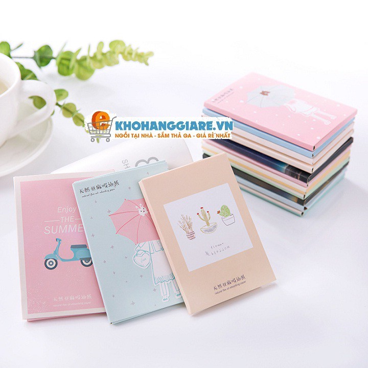 Giấy thấm dầu gói 50 tờ nội địa trung | BigBuy360 - bigbuy360.vn