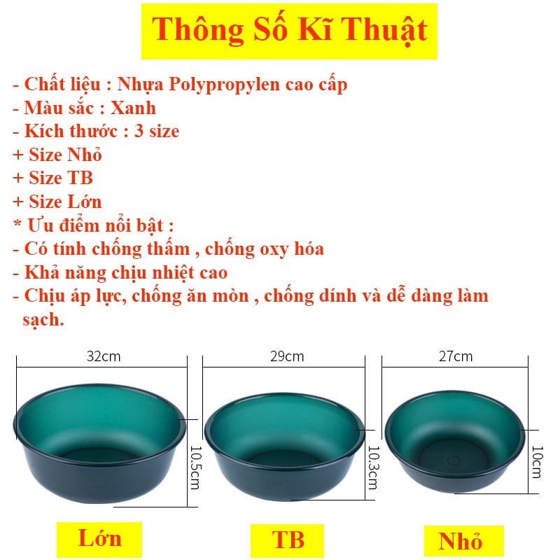 Bát trộn mồi cứng cao cấp , đựng mồi câu đơn đài -BTM-5