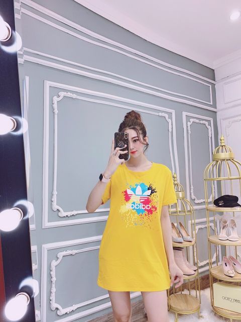 Đầm giấu quần form rộng tạt sơn (chất dày đẹp)