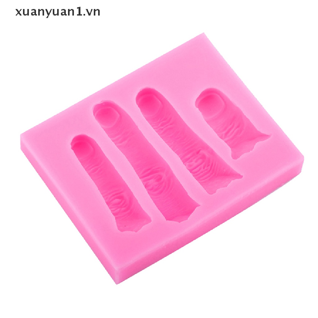 Khuôn Silicon Làm Bánh Kẹo Hình Ngón Tay Sáng Tạo
