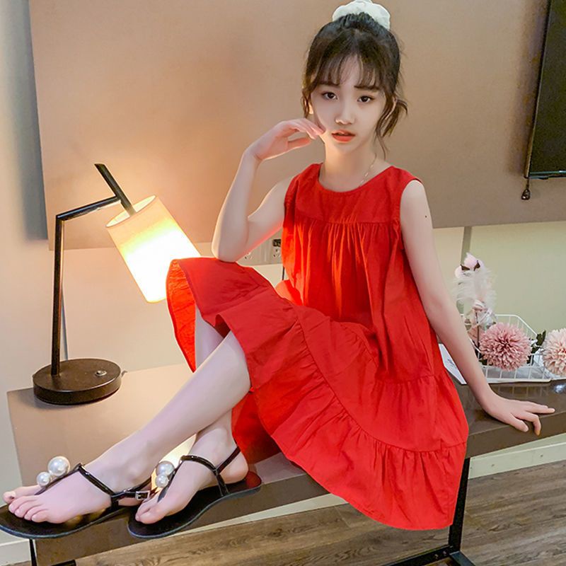 Đầm Công Chúa Sát Nách Thời Trang Mùa Hè Cho Bé Gái Từ 3-4 - 5-6 - 7-8 - 9-10 - 11-12 Tuổi