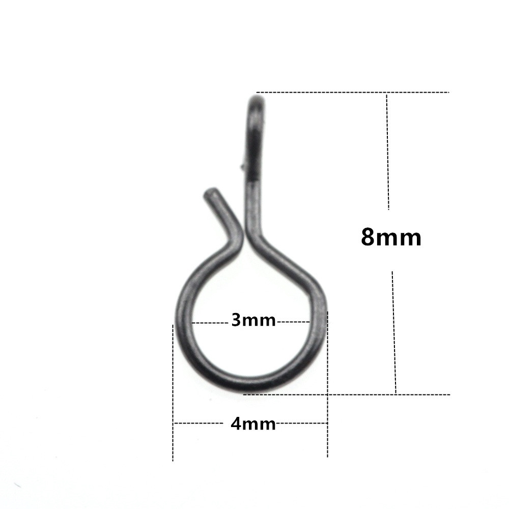 Set 100 Móc Câu Cá Bằng Thép Các Bon Chất Lượng Cao