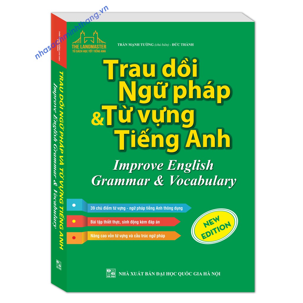 Sách - Trau dồi ngữ pháp và từ vựng tiếng Anh (improve English Grammar & Vocabulary)