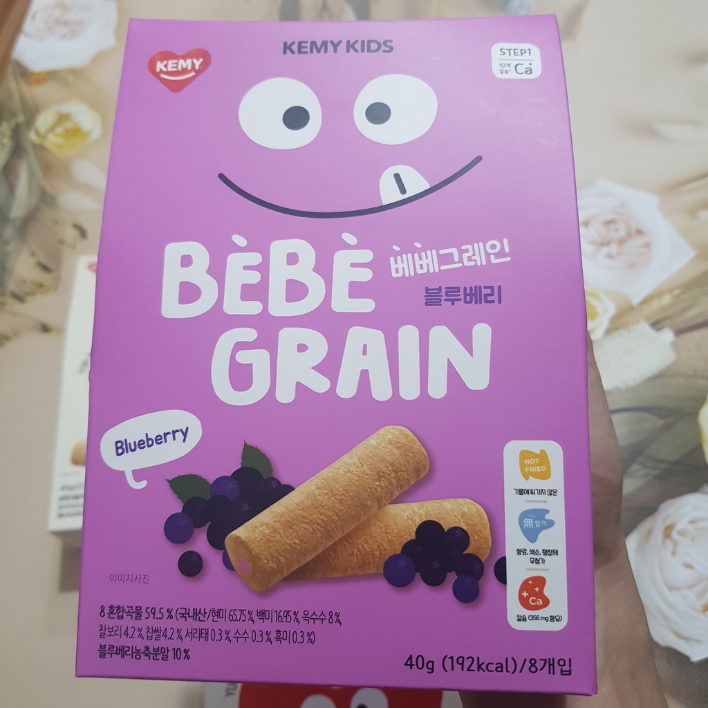 Bánh ăn dặm ngũ cốc dinh dưỡng Kemy Kids cho bé 8m+