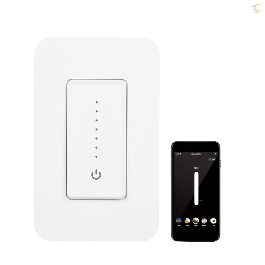 Công tắc điều khiển tốc độ quạt thông minh tương thích với Alexa Google Home có dây điều khiển từ xa 120 chế độ