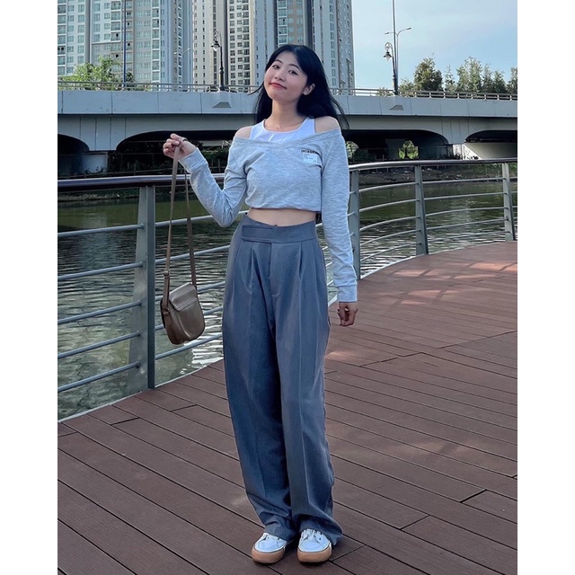 Áo CROPTOP SHI Unisex Chất Liệu Thun Da Cá Tici