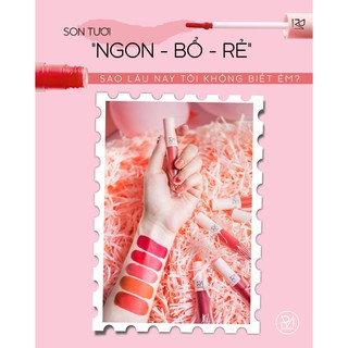 ĐỎ RUBY QUYẾN RŨ - Son kem lì chính hãng