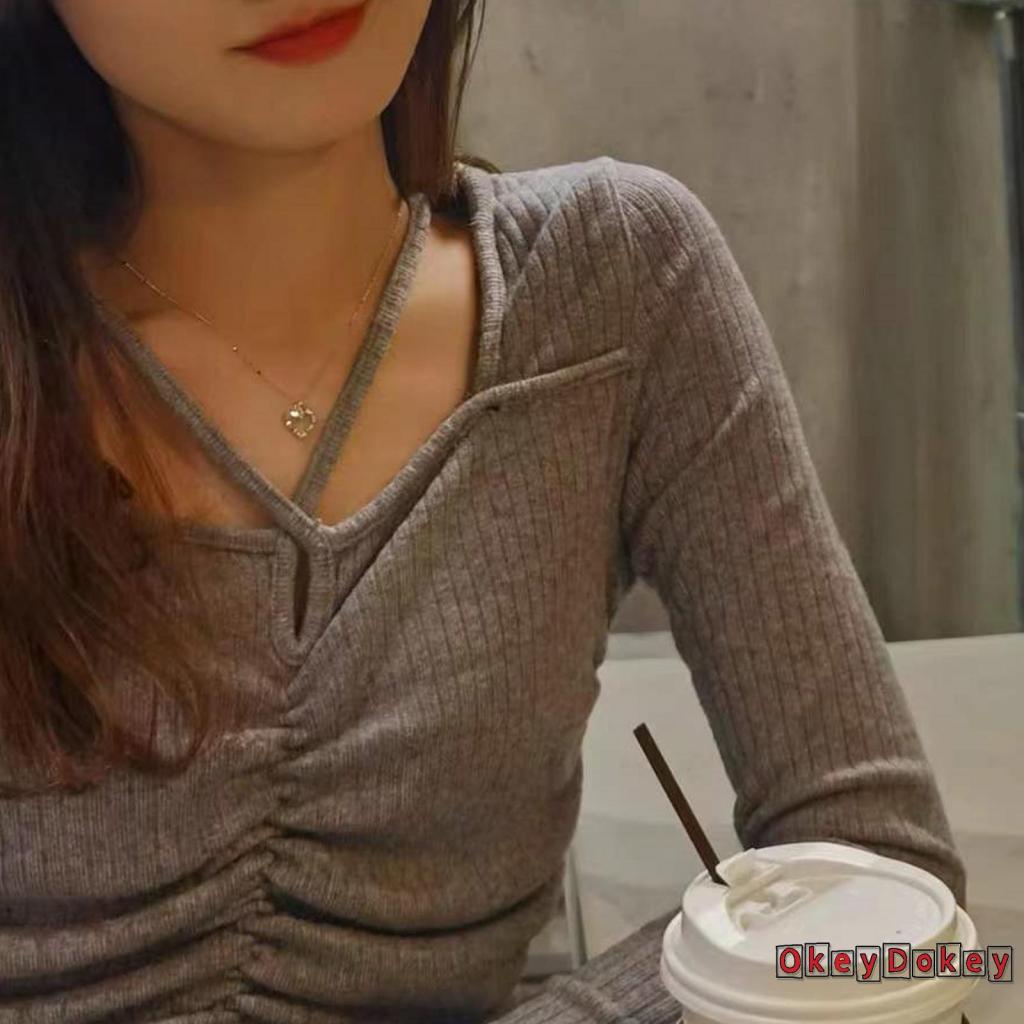 OKDK-Women Fashion Simple Style Necklace with Hollow Out Heart-shaped Pendant