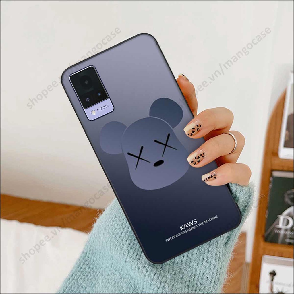 Ốp lưng điện thoại Vivo V21 5G drew, kaws, bape cao cấp, vỏ ốp rẻ đẹp