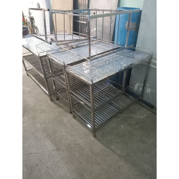 Kệ đá inox vĩ tròn
