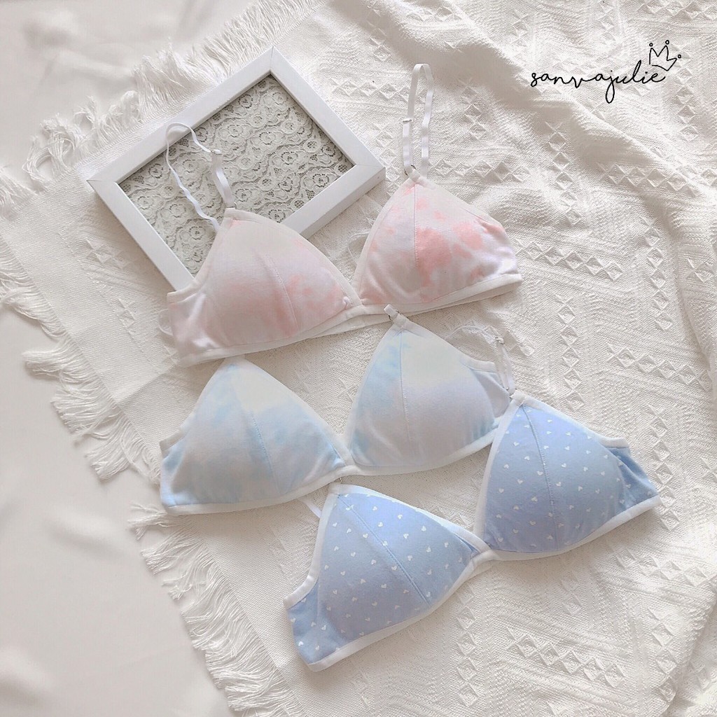 Bộ đồ lót Galaxy 02 (Thiết kế) - áo không gọng có mút - quần tam giác | BigBuy360 - bigbuy360.vn