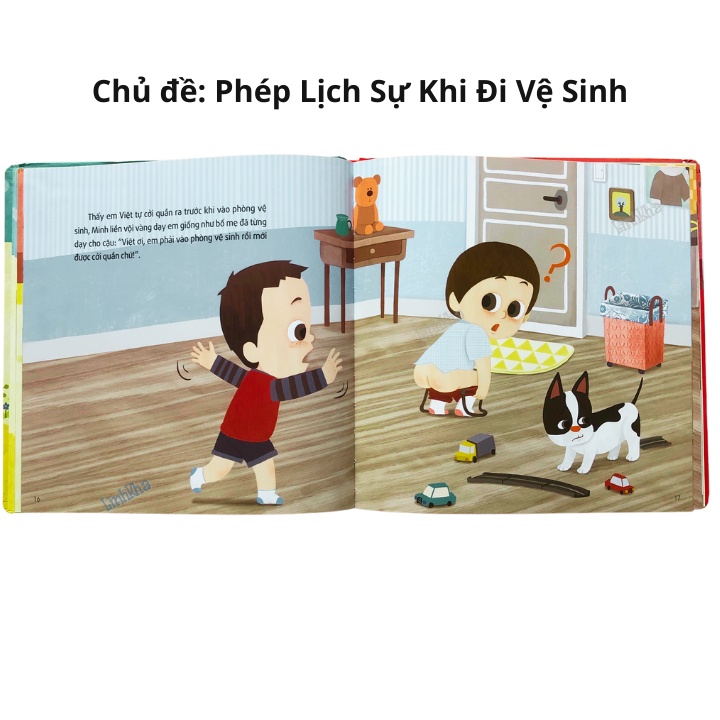 Sách Giáo Dục Giới Tính Câu Chuyện Về Phép Lịch Sự Đi Vệ Sinh - Dành Cho Trẻ Từ 3 Tuổi -Tân Việt