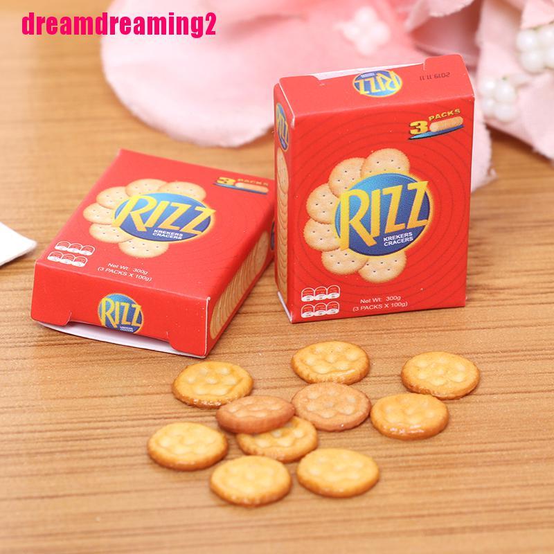 Mô Hình Hộp Bánh Quy Mini Tỉ Lệ 1 / 6 Trang Trí Nhà Búp Bê