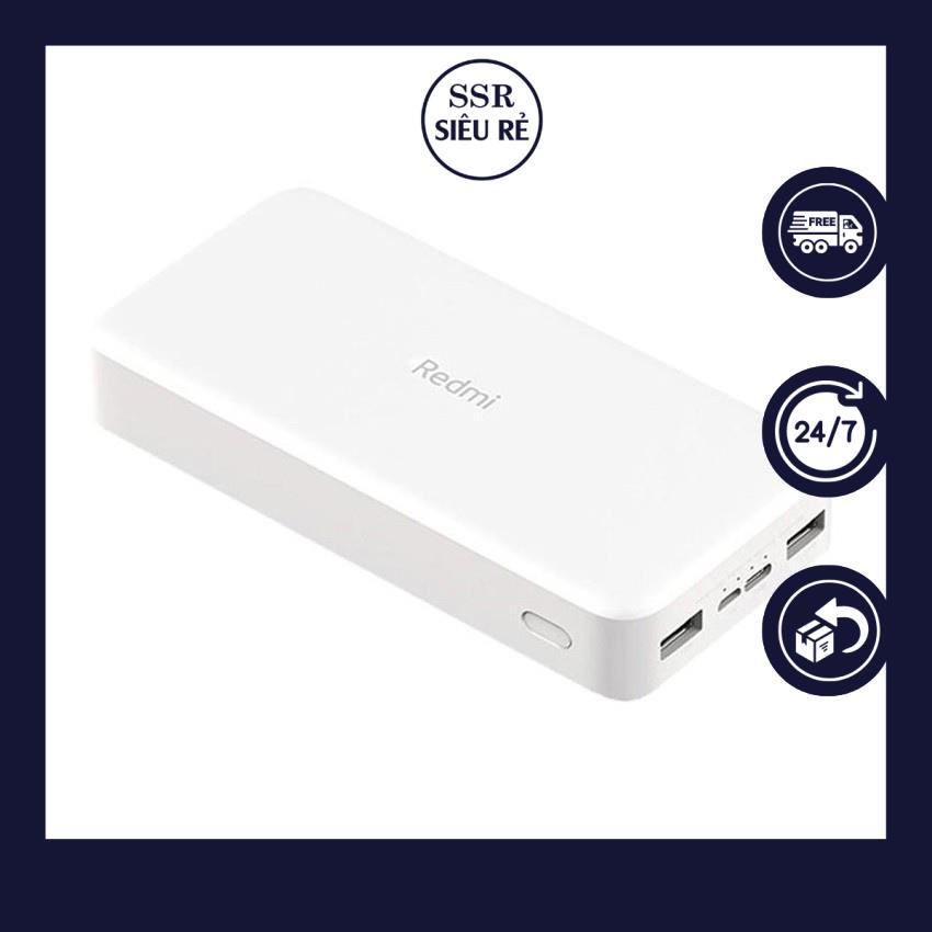 [Mã 44ELSALE2 giảm 7% đơn 300K] Pin dự phòng Xiaomi Redmi 20000mah hàng chính hãng (PD260350)