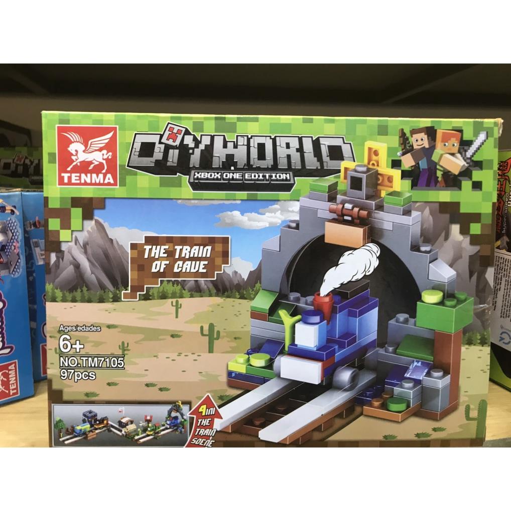 Lego Minecraft Gồm 103 Chi Tiết, Bộ Đồ Chơi Lắp Ráp Giúp Phát Triển Tư Duy, Sự Sáng Tạo Và Não Bộ Cho Trẻ
