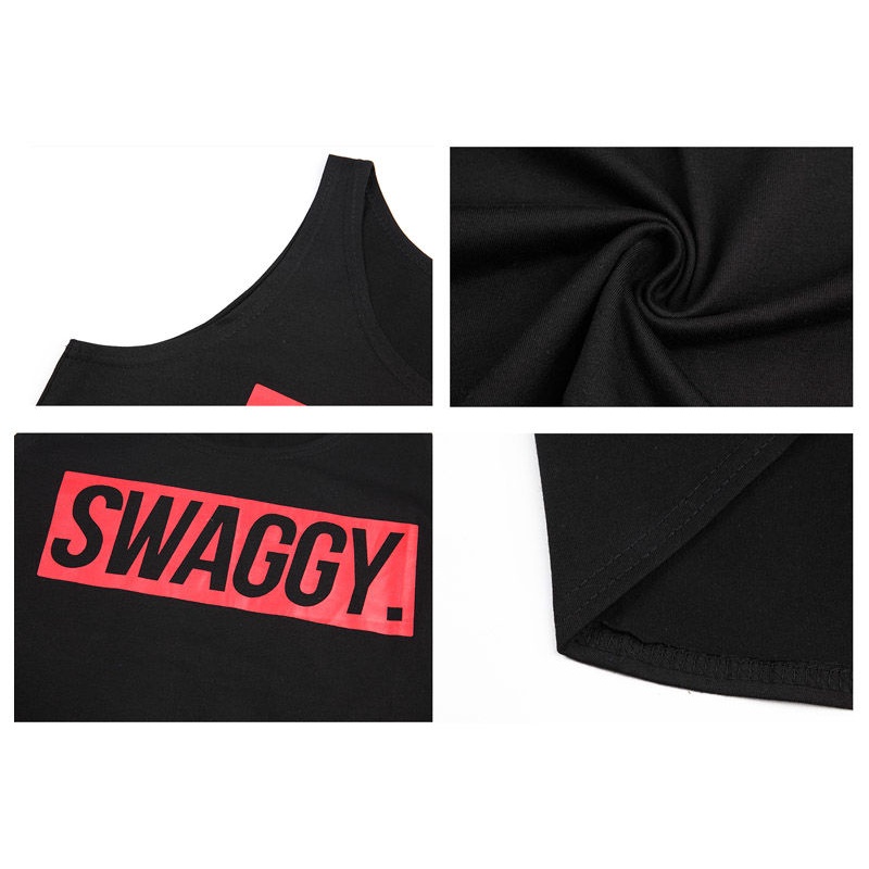 Áo thun IELGY không tay dáng rộng phong cách Hàn Quốc cho nữ