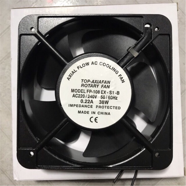 Quạt hút gió, tản nhiệt AC 220V ROTARY FAN, vuông 150x150x50