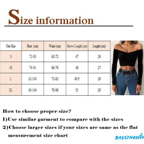 Áo thun crop top lệch vai tay dài giản dị ôm dáng cho nữ | BigBuy360 - bigbuy360.vn