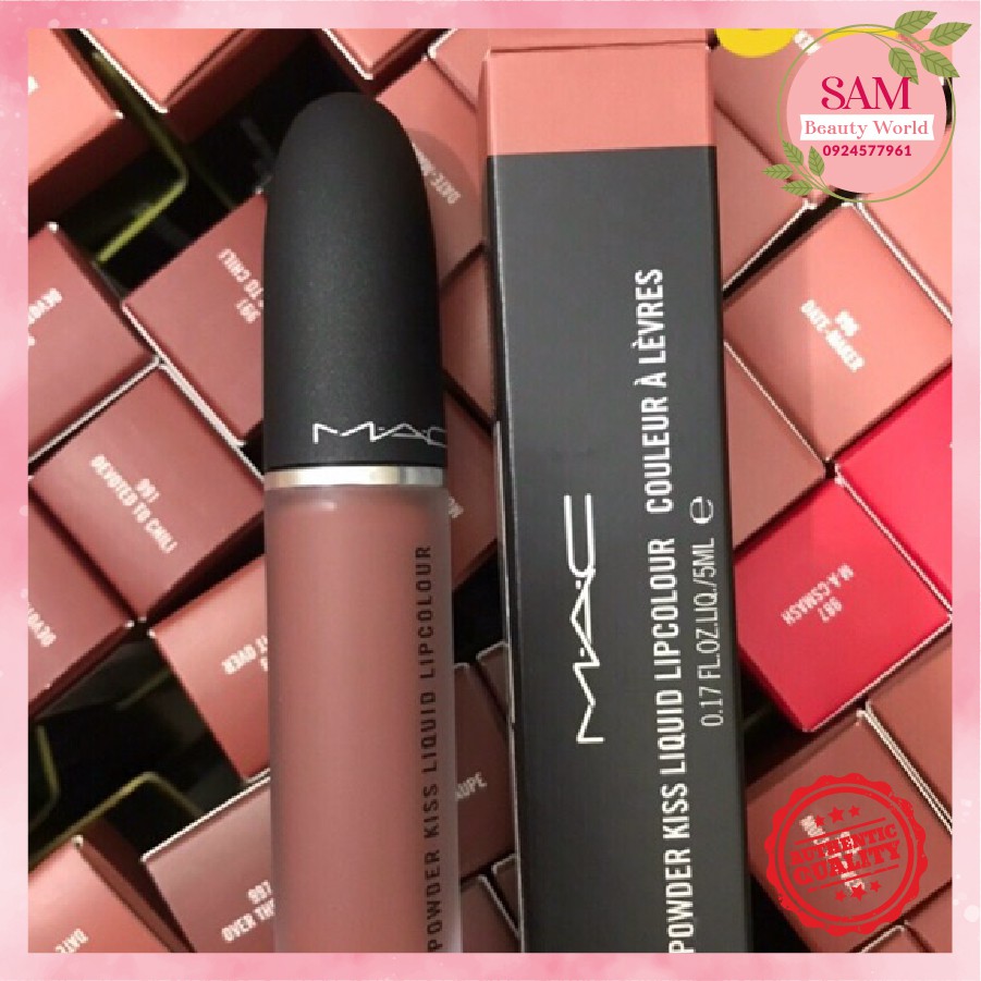 Son Kem Mac Powder Kiss Liquid Lipcolour  996 - Màu Hồng Nude