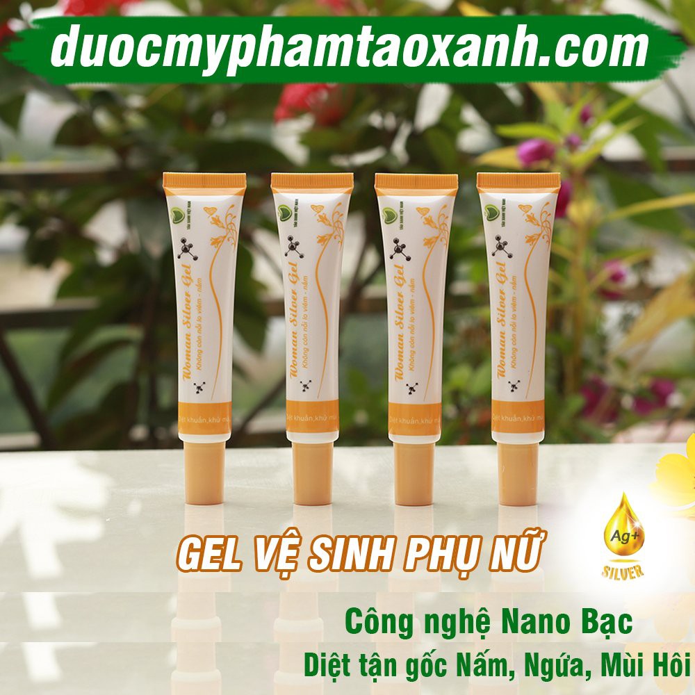 [MUA ĐỂ NHẬN QUÀ] GEL PHỤ KHOA NANO BẠC 🦋 WOMAN SILVER GEL 🦋 Diệt Tận Gốc nấm, ngứa, mùi hôi - An toàn cho bà bầu