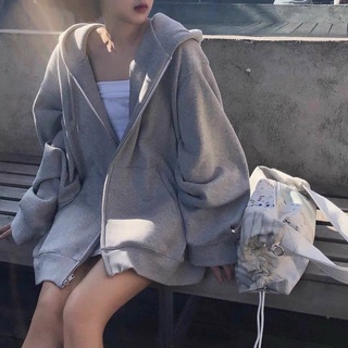 Áo chống nắng cao cấp nón rộng to, thun nỉ xịn màu xám có nón Phong Cách Hàn Ulzzang GAU - Hàng mới về