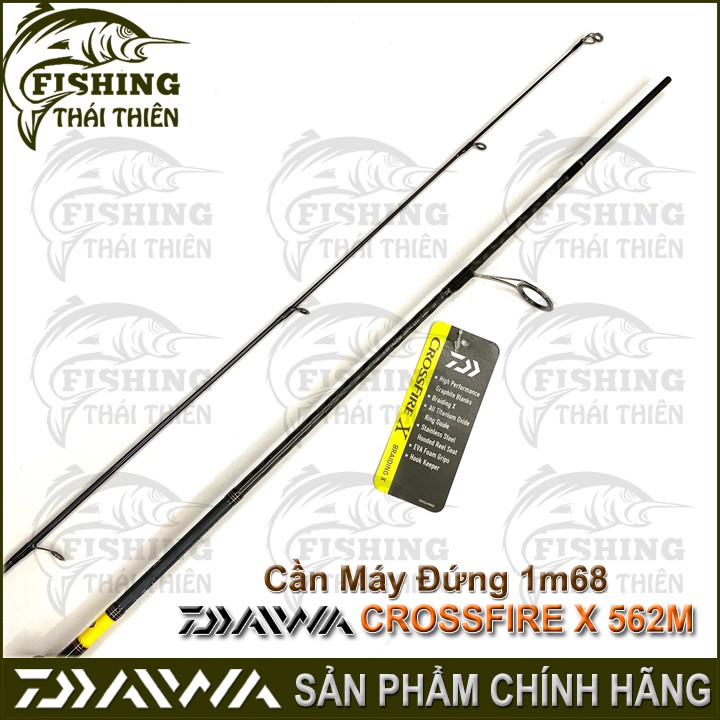 Cần Câu Cá Daiwa Crossfire-X 562M Cần Lure UL Máy Đứng 1m68 Hàng Chính Hãng Made In Việt Nam