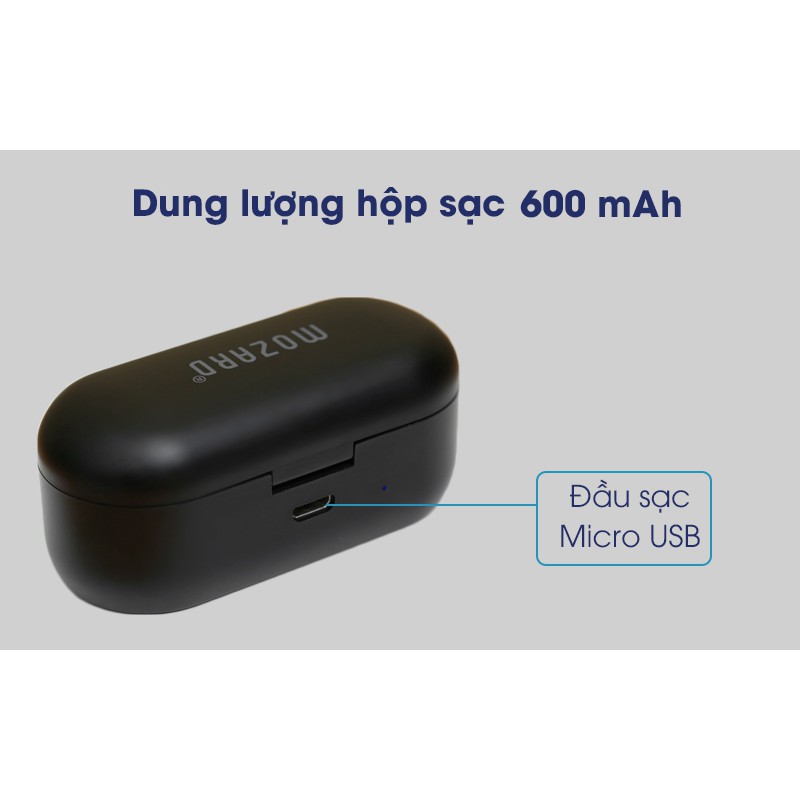 Tai nghe Bluetooth True Wireless Mozard DS635-WB