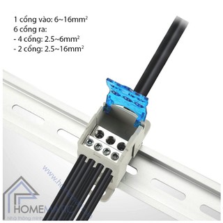 CẦU ĐẤU CHIA NHỎ DÂY ĐIỆN CÔNG SUẤT LỚN 80A UKK-80A [Giá tốt]
