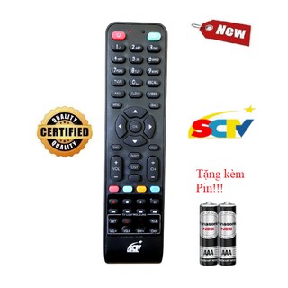 Mua Điều khiển đầu thu truyền hình cáp SCTV- Hàng tốt 100% Tặng kèm Pin!!!