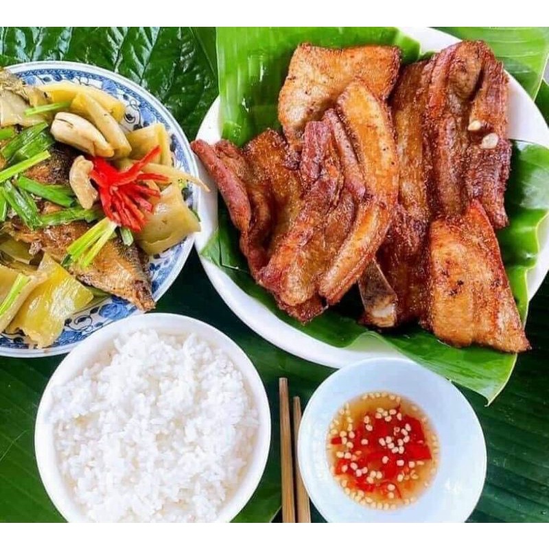 BA RỌI HEO ƯỚP SẢ 1 NẮNG.500g  🚛