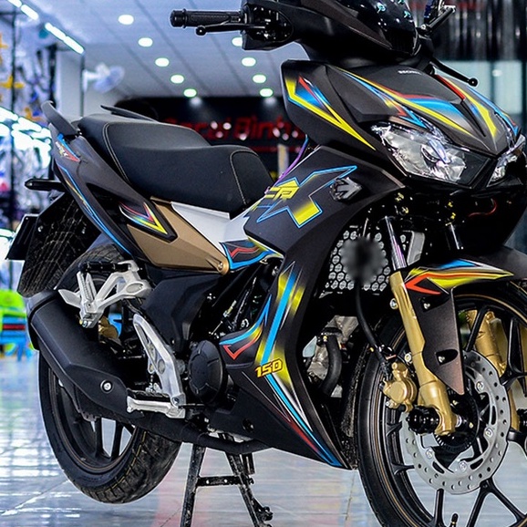 Tem Trùm Winner X Xanh Vàng Đen Nổi bật - Decal Nhám
