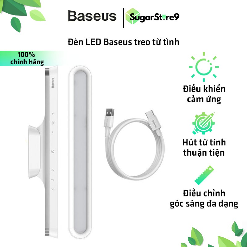 Đèn LED - Đèn LED Gắn Tường Baseus Đọc Sách Văn Phòng Có Sạc Dòng Baseus I-Wok, Dung Lượng Pin 1800mAh, Công Suất 5W
