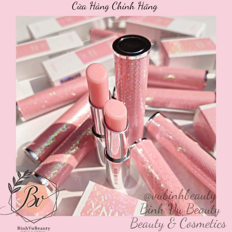 SON DƯỠNG ĐỔI MÀU YNM RAINBOW HONEY LIP bóng môi siêu lì tông màu lâu trôi