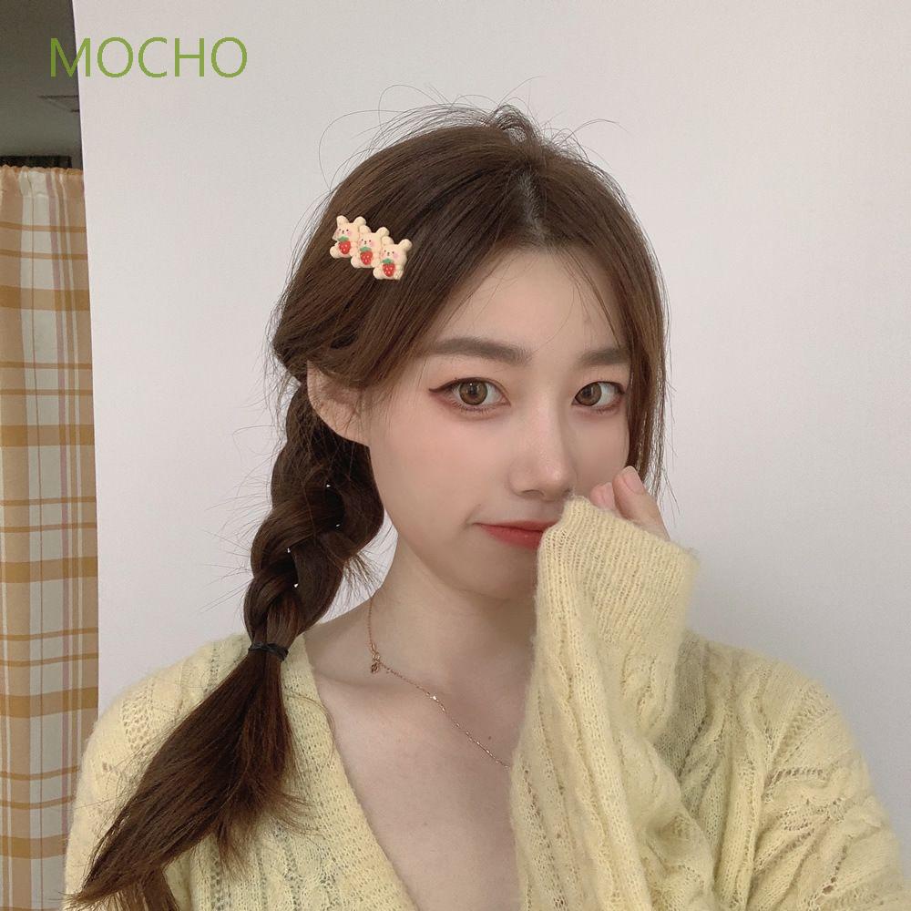 Dây Buộc Tóc Cao Su Hình Gấu / Thỏ Dễ Thương Phong Cách Hàn Quốc Cho Nữ Giá Đỡ