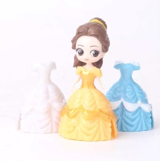 Búp bê thay áo - bộ 6 con 12 áo