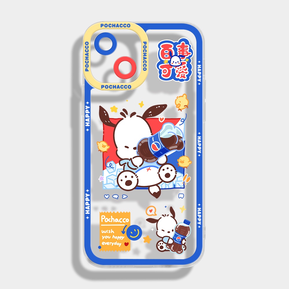 Ốp Điện Thoại Tpu Mềm Chống Sốc In Hình Cún Pochacco Cho iPhone 11 12 13 pro max XS X XR XSMax 7 8 6 6s plus SE 2020
