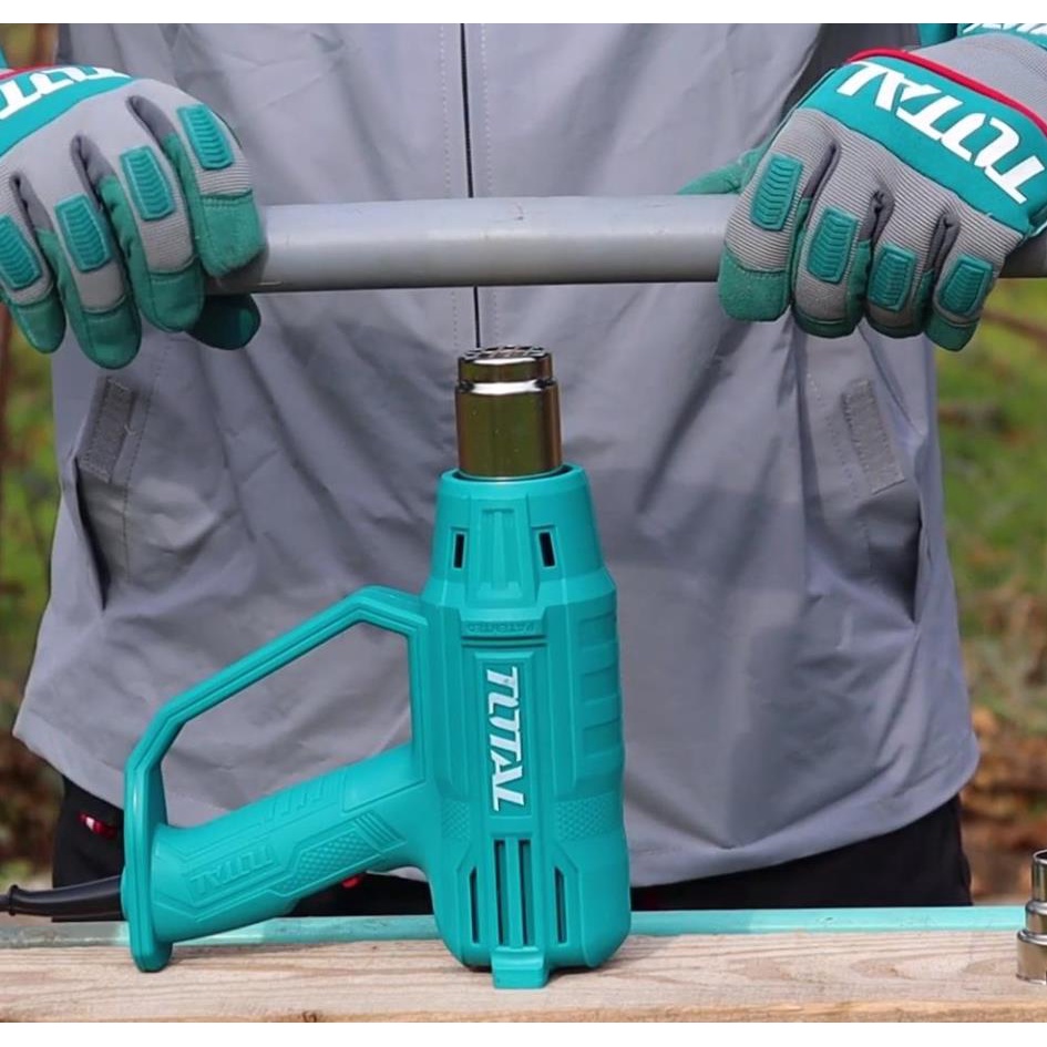 Máy thổi nhiệt 2000W Total TB20036 + kèm 1 dao cạo và 3 đầu thổi