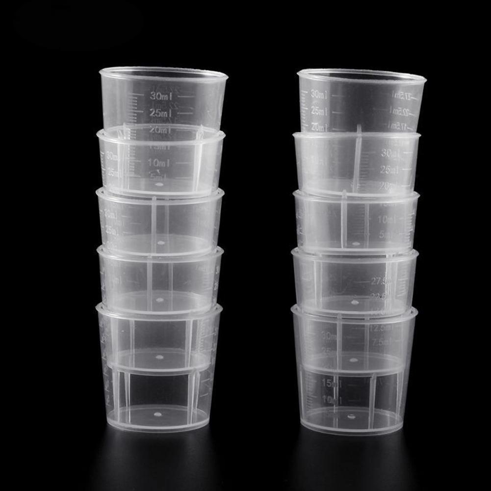 10 PCS Cốc đo lường kích thước 30 / 50ml