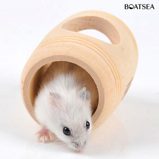 Nhà Gỗ Gắn Chuồng Cho Chuột Hamster Dễ Thương