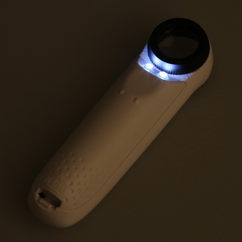 Kính Lúp Cầm Tay Độ Phóng Đại 40x Có 2 Đèn Led Đa Năng