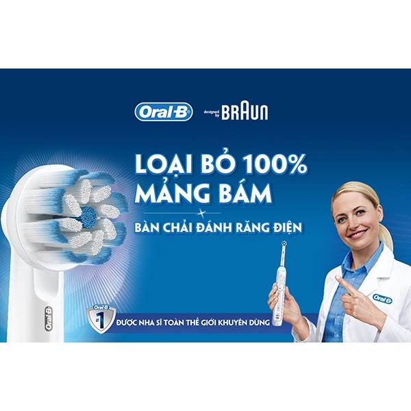 Bàn chải điện nội địa Úc Oral-B Vitality chính hãng có bộ sạc điện đi kèm