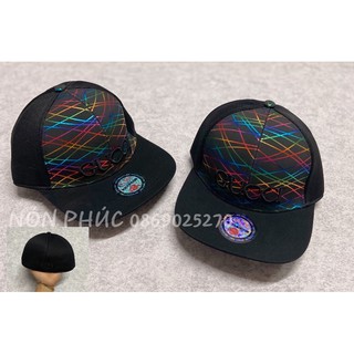 NÓN HIPHOP, MŨ SNAPBACK BÍT ĐUÔI IN 7 MÀU NAM NỮ