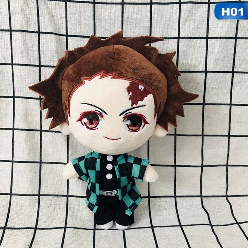 Thú Nhồi Bông Hình Nhân Vật Anime Demon Slayer: Kimetsu No Yaiba 20cm Dễ Thương