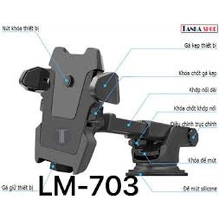 qh(FreeShip từ 99k)) Giã đỡ ĐT trên xe hơi LM-703ưe