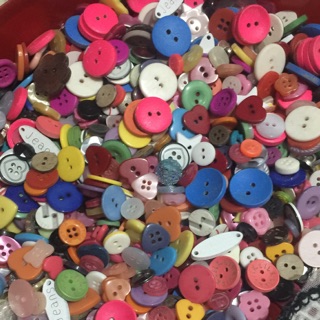 Khuy, cúc nhựa, ốc, dừa