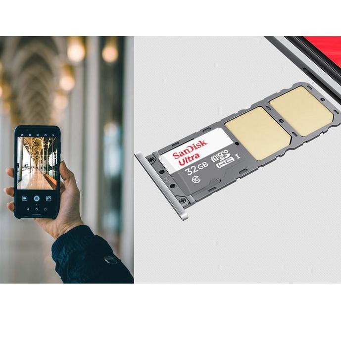 SANDISK Thẻ nhớ Micro SD 32GB 64GB 128GB 256GB Ultra CLASS10 80Mbps / 100Mbps °•