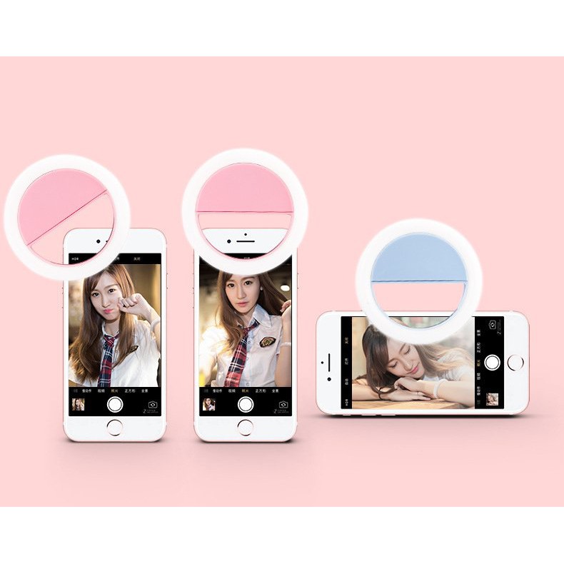 Đèn LED kẹp điện thoại chụp ảnh 💝𝐅𝐑𝐄𝐄 𝐒𝐇𝐈𝐏💝 Đèn Led Selfie Light Hàn Quốc